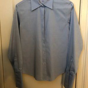 Women's Brooks Brothers blue button down, non-iron